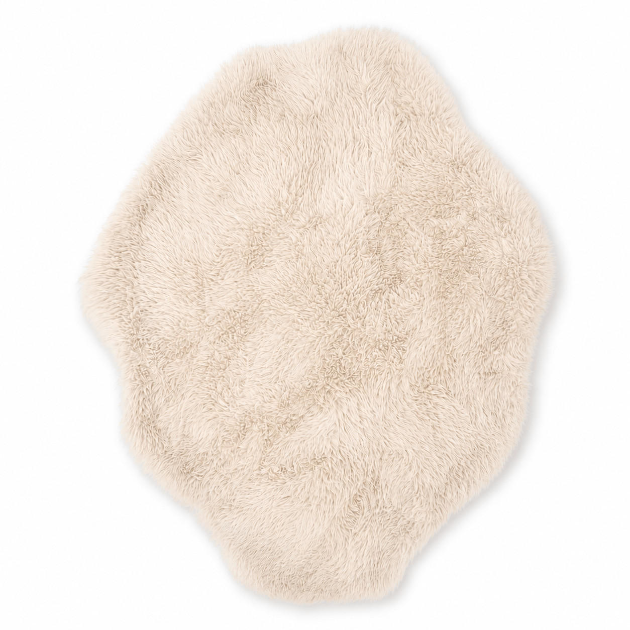 KINDERTEPPICH Mammoth flauschig - Beige, Textil (90/120cm) - MeowBaby