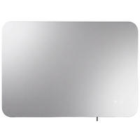 BADEZIMMERSPIEGEL eckig 100/3/70 cm Glas Klarglas - Klar, Glas (100/70/3cm) - CLP