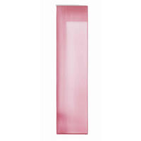 FLÄCHENVORHANG Mikrofaser 245x60 cm Pink - Pink, Textil (60/245cm)