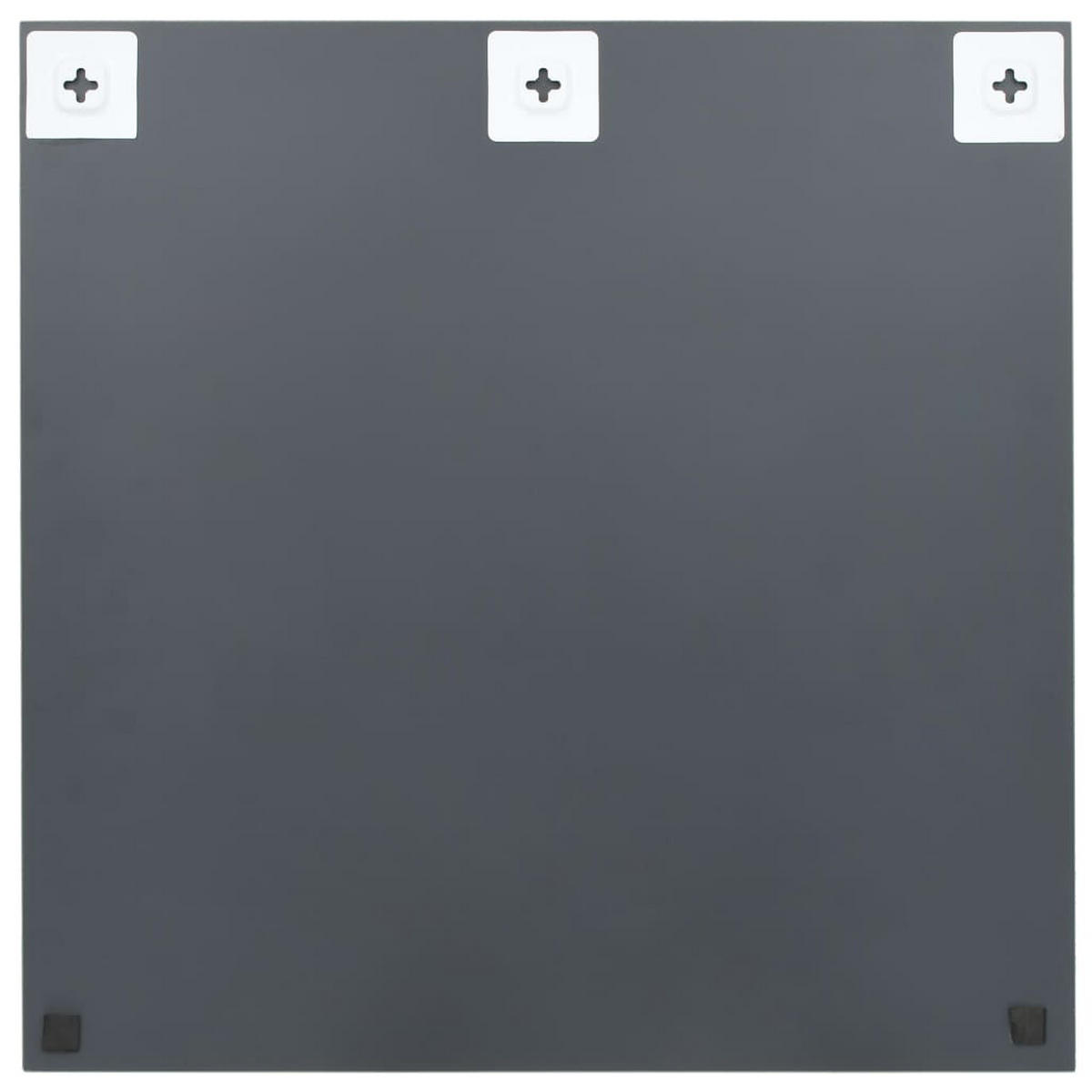 WANDSPIEGEL 2 Stk. 60x60 cm Quadratisch Glas - Silberfarben, Glas (60/60/2cm) - furnicato