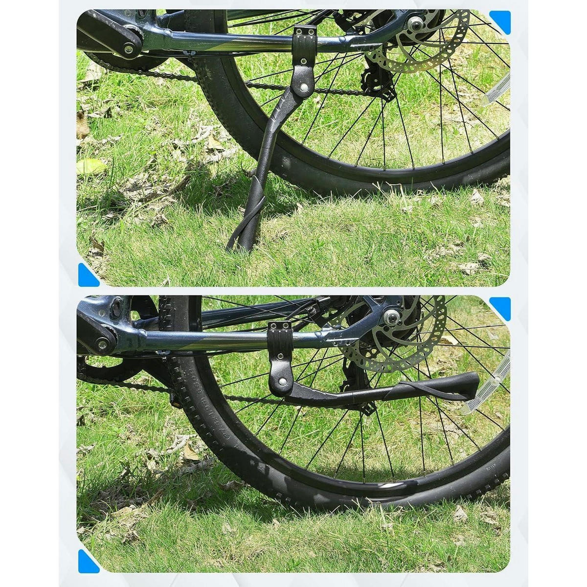 FAHRRADSTÄNDER höhenverstellbar, aus Aluminiumlegierung, schwarz - Schwarz, Metall (33.2/5/8.7cm)