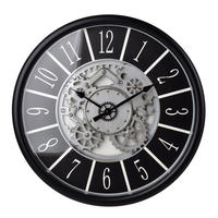 WANDUHR Ramsey Schwarz 50x50x6 cm Kunststoff - Schwarz, Kunststoff (6/50/50cm) - Mondex