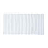 BADLÄUFER gerippt 50/100 cm, Baumwolle - Weiß, Textil (50/100cm) - Homescapes