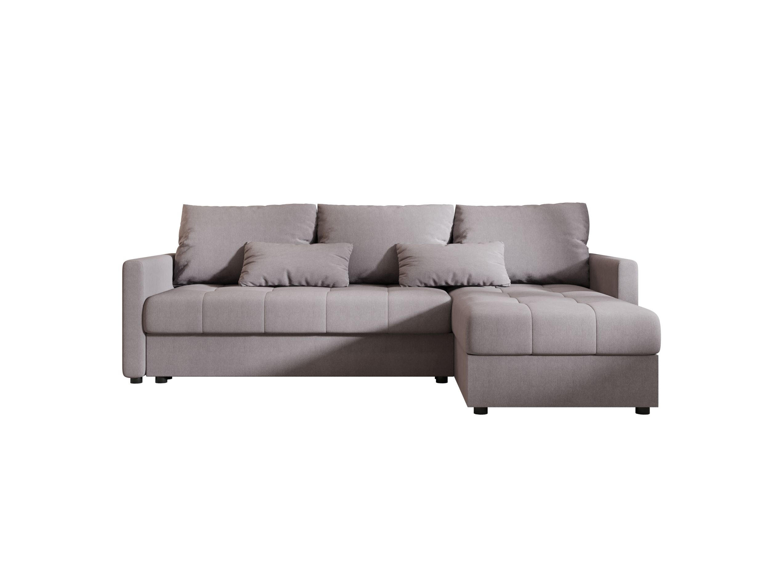 ECKSOFA MOS L BIS Cosmic 160 Rechts mit Schlaffunktion - Grau, Textil (220/143cm) - Bedante