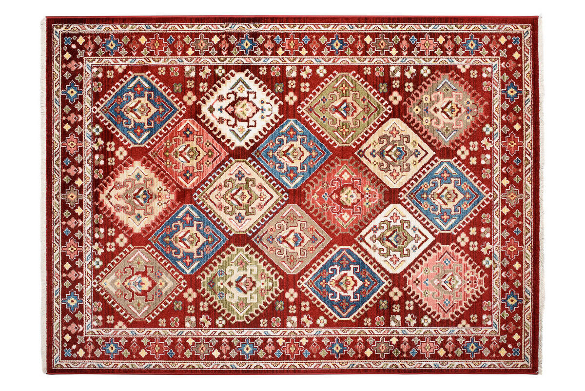 TEPPICH RIVIOLI Rot 80/150 cm - Rot, Textil (80/150cm) - Tapiso