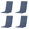 GARTENSTUHLKISSEN Panama 125/50 cm 4er-Set - Dunkelblau, Textil (50/3/125cm) - Madison