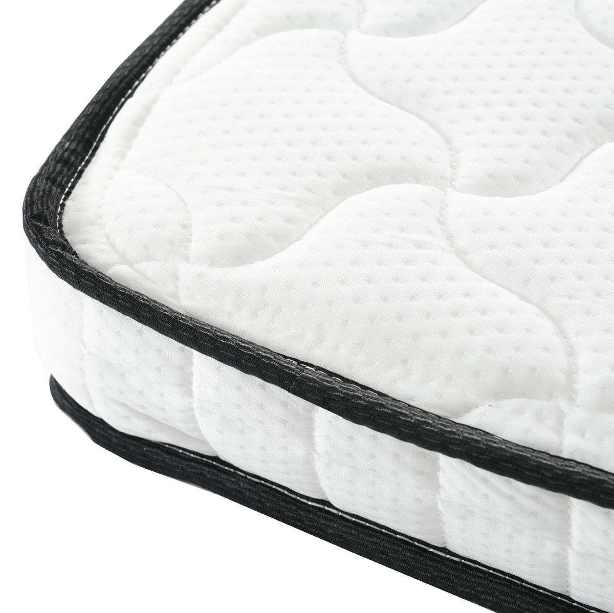 MULTIFUNKTIONSBETT 90/190 cm und 180/190 cm Dunkelgrau mit Staufach und LED-Beleuchtung Mit Matratze - Dunkelgrau, Textil (90/190cm) - OKWISH