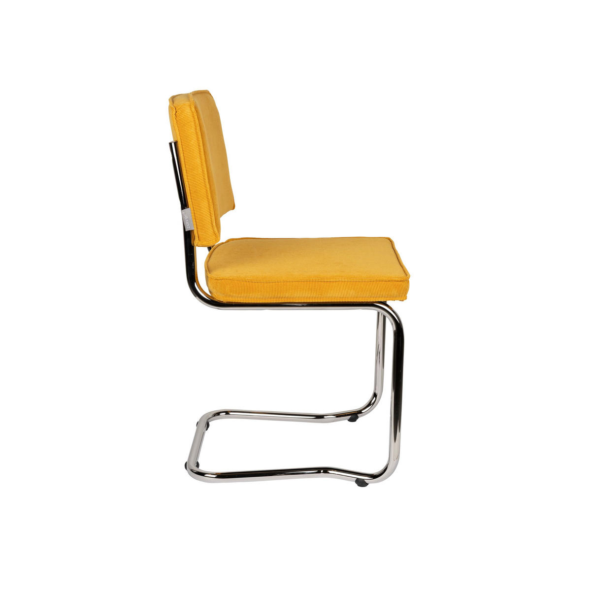 ESSZIMMERSTUHL Ridge Kink Rib Gelb - 2 er Set - Gelb, Textil (48/85/50cm) - Zuiver