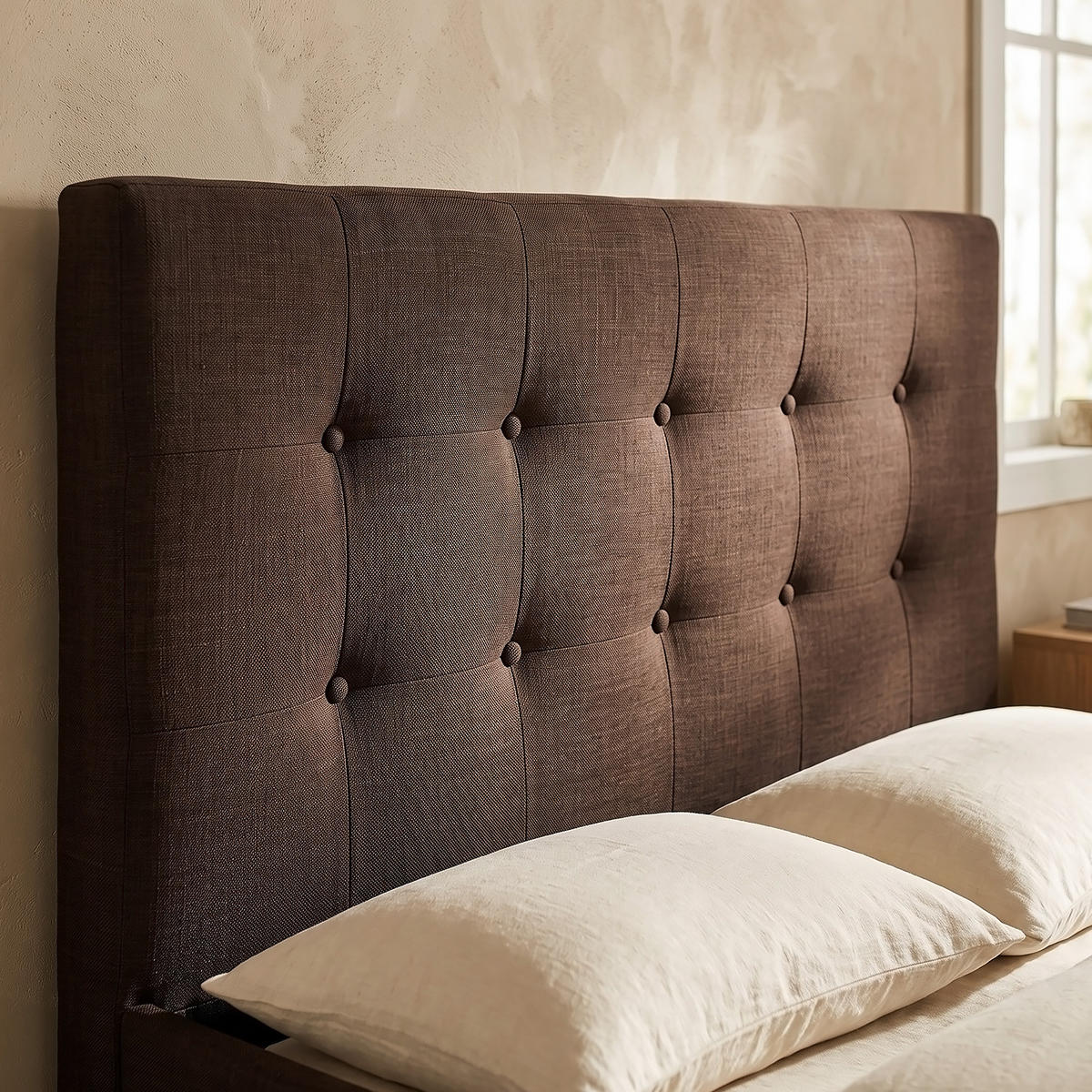 POLSTERBETT mit Lattenrost 180/200 cm in Braun - Braun, Textil (180/200cm) - Homestyle4u