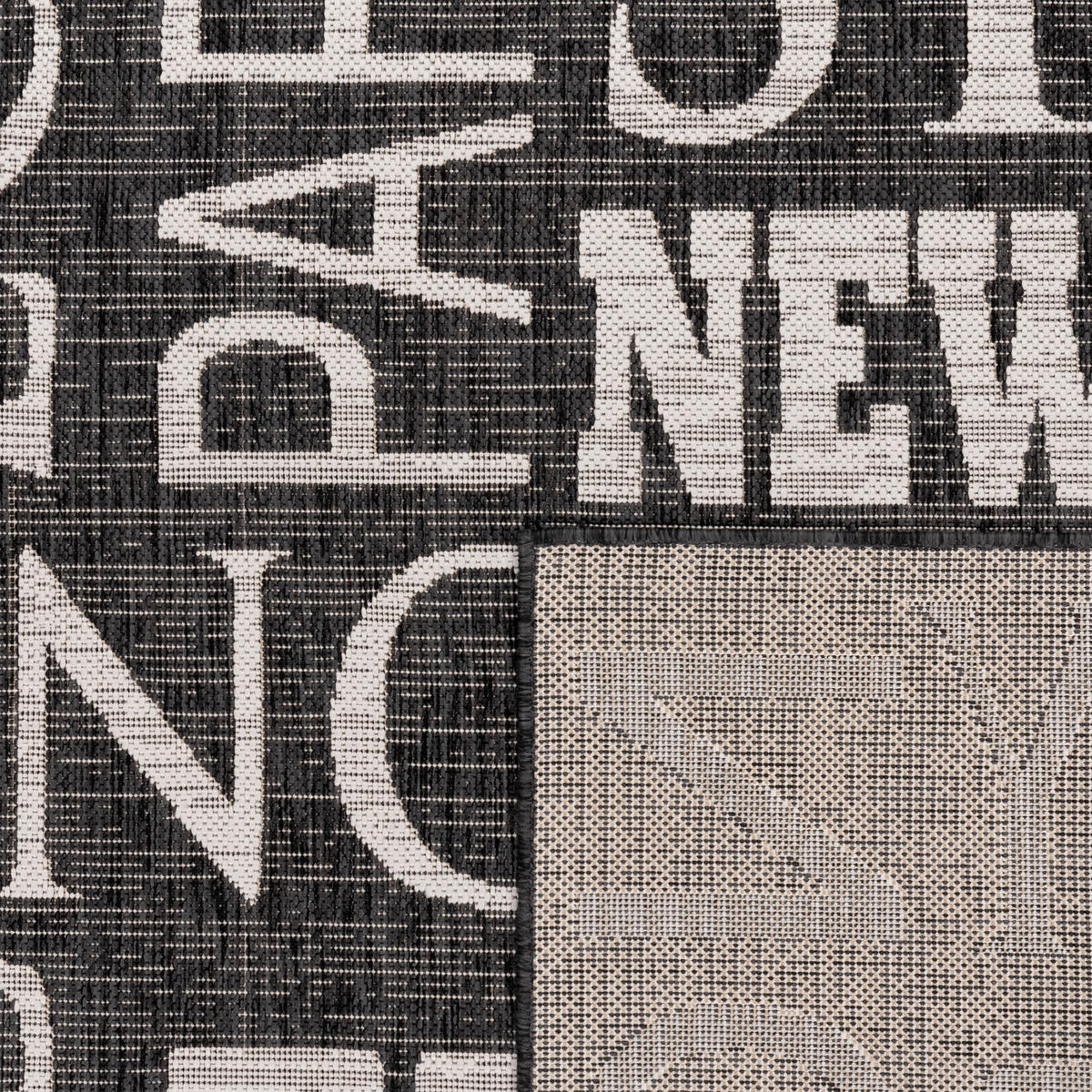 OUTDOORTEPPICH 80/250 cm Kitchen 381 - Anthrazit, Textil (80/250cm) - Paco Home