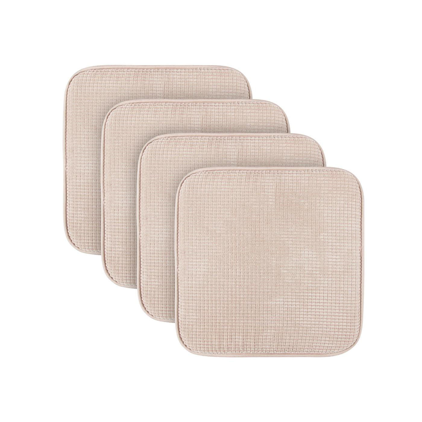 SITZKISSEN 38x38 cm Creme 4er-Pack - Creme, Kunststoff (38/38cm)