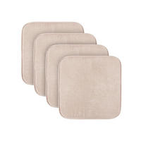 SITZKISSEN 38x38 cm Creme 4er-Pack - Creme, Kunststoff (38/38cm)