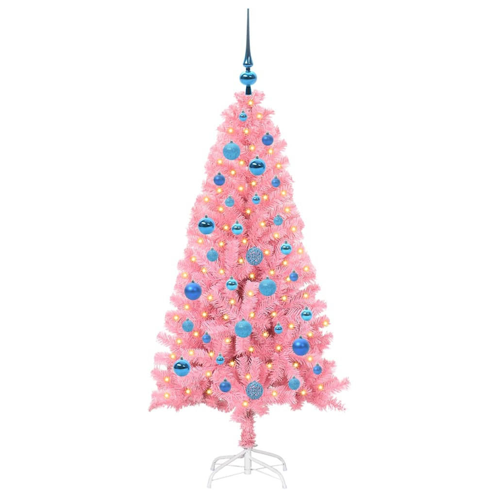 vidaXL Weihnachtsbaum Rosa 150 cm