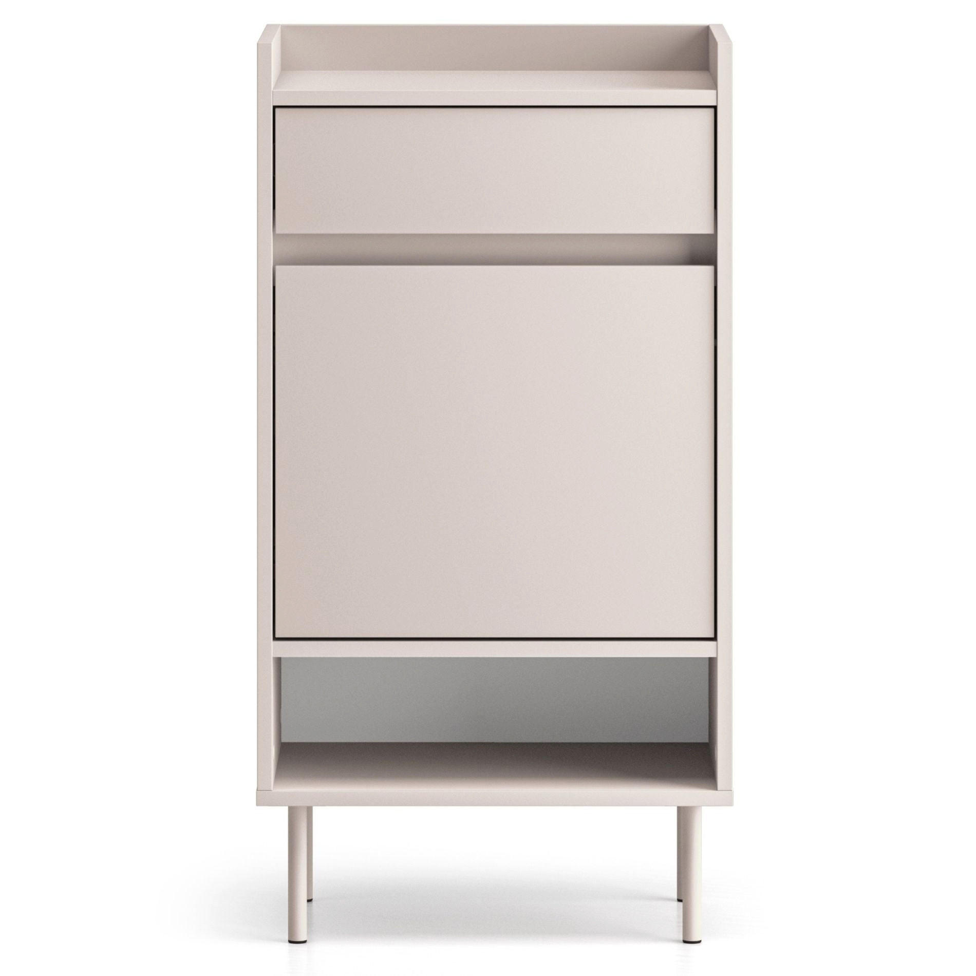 SCHUHSCHRANK Dioce Kaschmirgrau mit Schublade 50 cm - Taupe, Holz/Holzwerkstoff (49.8/95/33.3cm) - Selsey