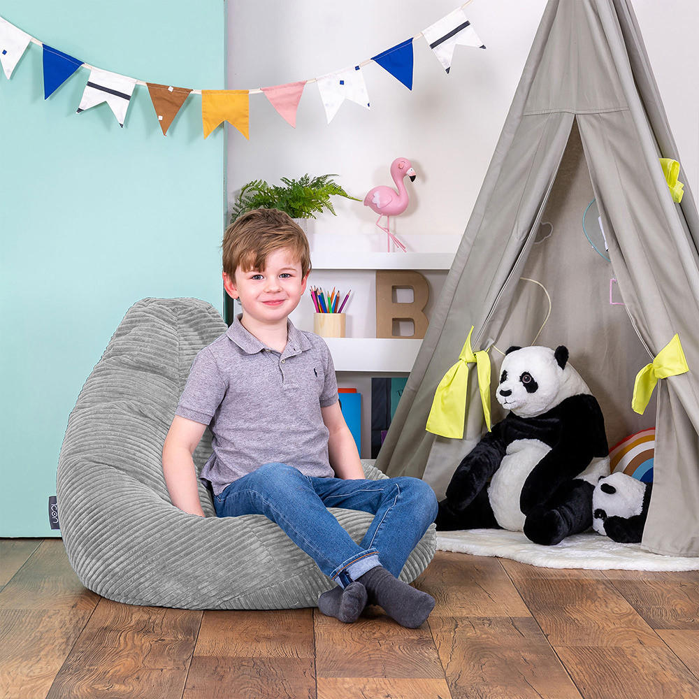 KINDERSITZSACK Sessel Dalton - Grau, Textil (69/59/65cm) - icon
