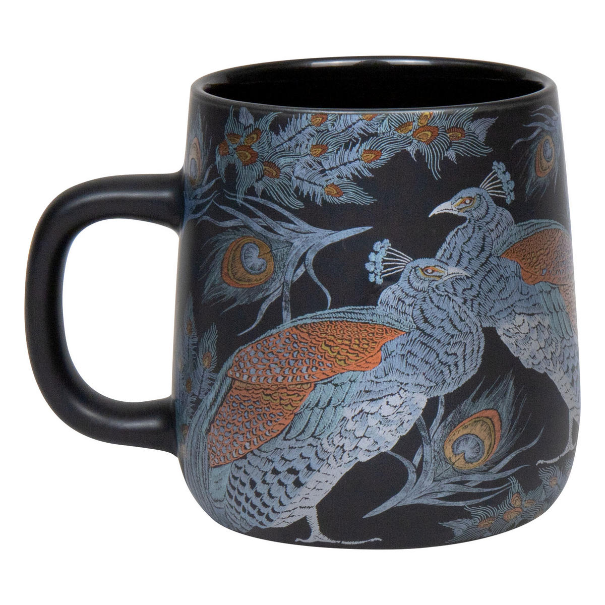 KAFFEEBECHER Shiny Peacock - Naturfarben, Keramik (0.4L) - Könitz