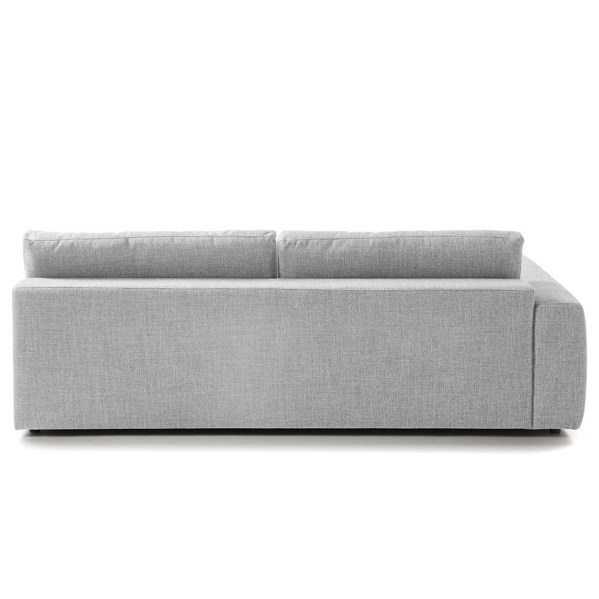3-SITZER MODULSOFA - Hellgrau, Textil (228/80/117cm) - home24