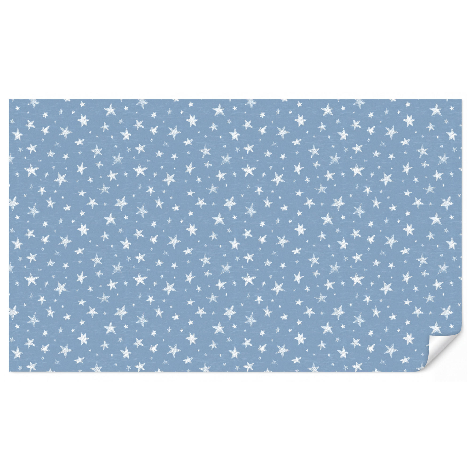 OnlyWow Kindertapete Hellblau 450x260 cm