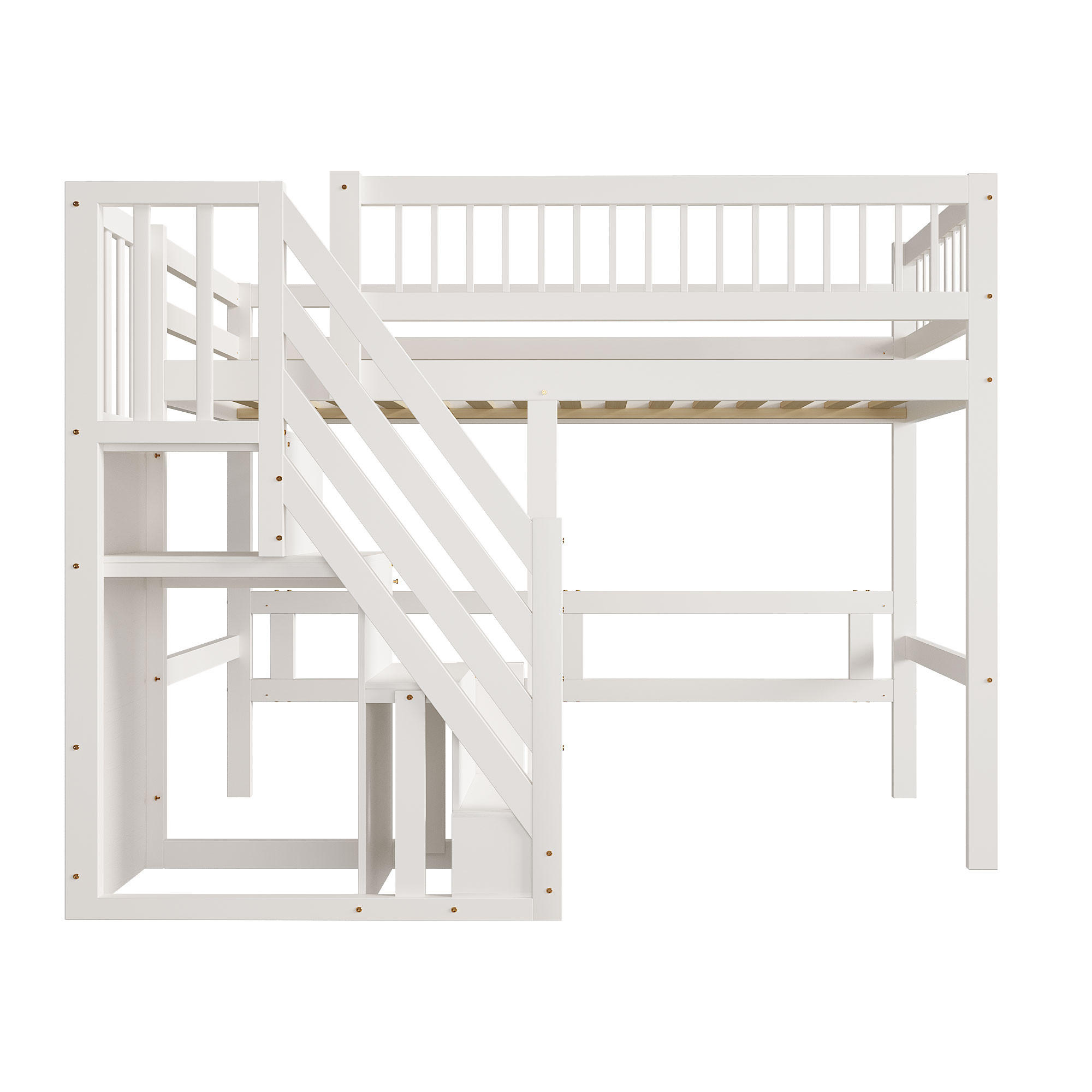 HOCHBETT 90/200 cm Weiß - Weiß, Holz