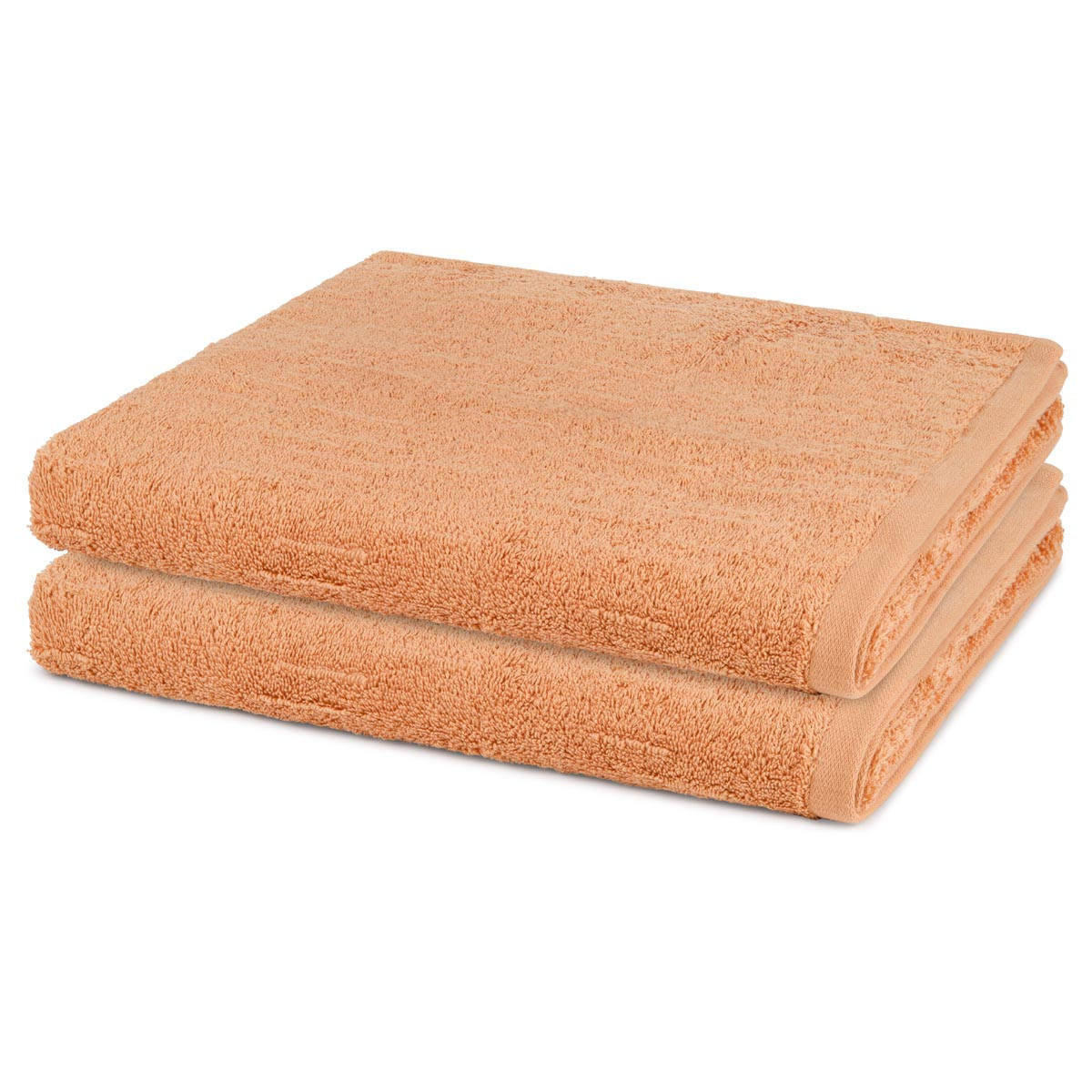 DUSCHTUCH Premium 2er-Set - Orange, Textil (70/140cm) - Ross