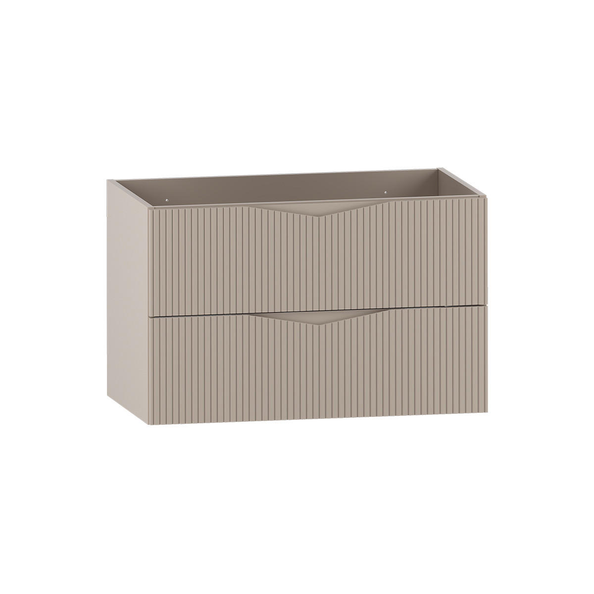 WASCHTISCHUNTERSCHRANK 80cm Tao Kaschmir - Beige, Holzwerkstoff (80/50/46.5cm) - Petits-meubles