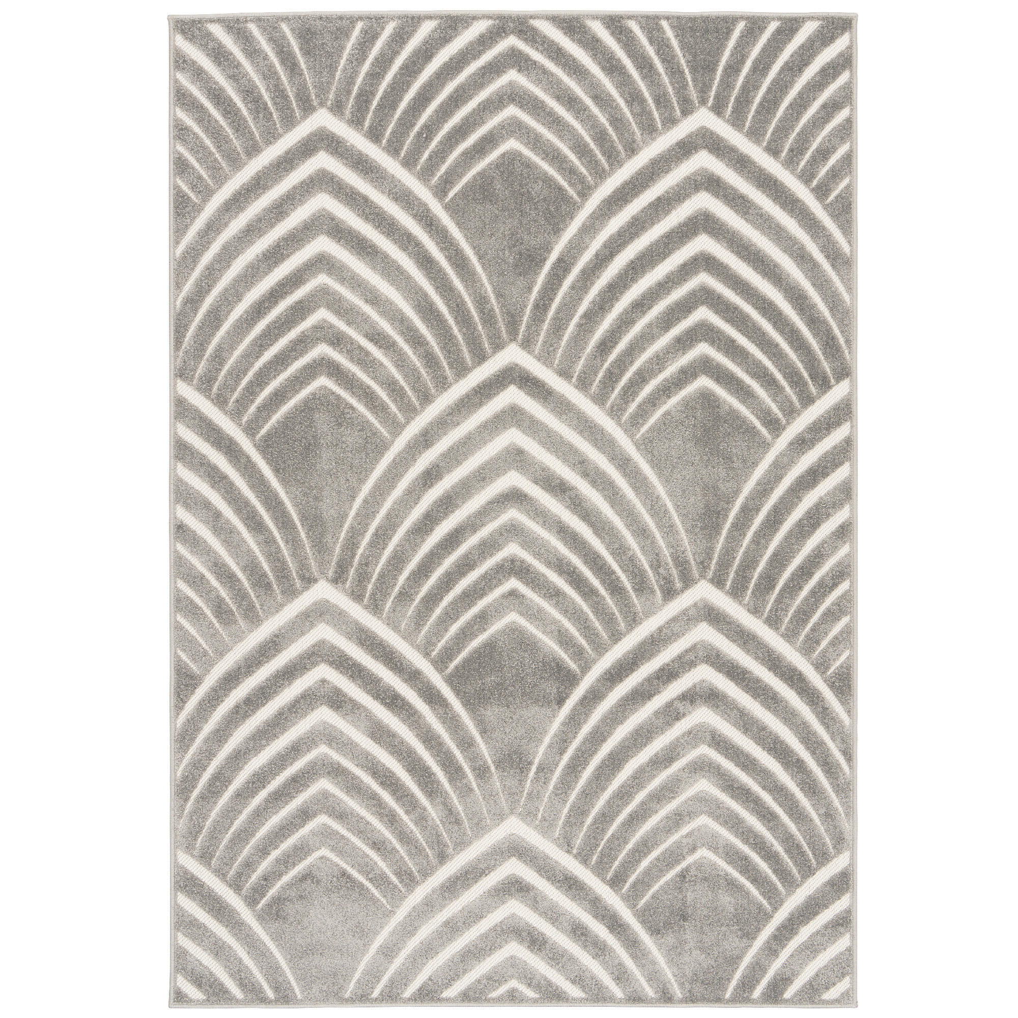 FLACHGEWEBE TEPPICH SEVILLA - Grau, Textil (120/170cm) - Pergamon
