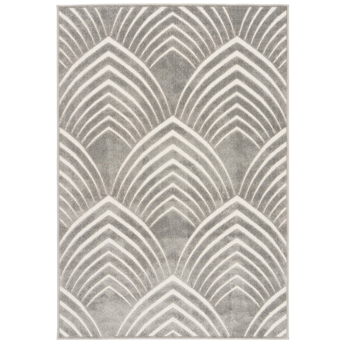 FLACHGEWEBE TEPPICH SEVILLA - Grau, Textil (200/290cm) - Pergamon
