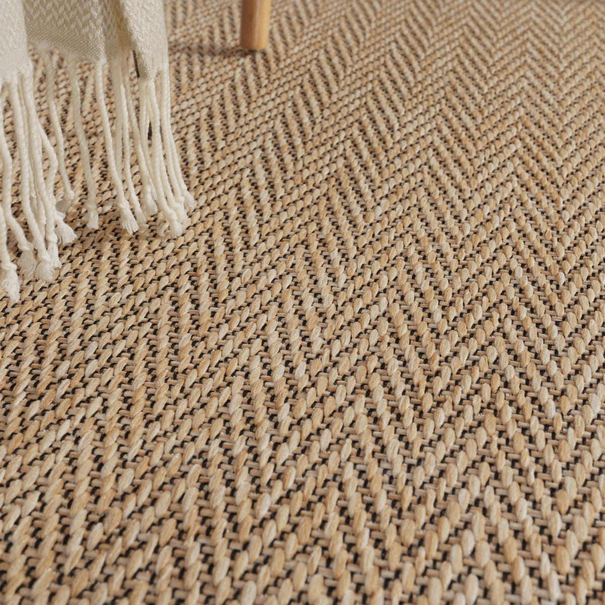 OUTDOORTEPPICH 120/160 cm Luca 421 - Beige, Textil (120/160cm) - Paco Home