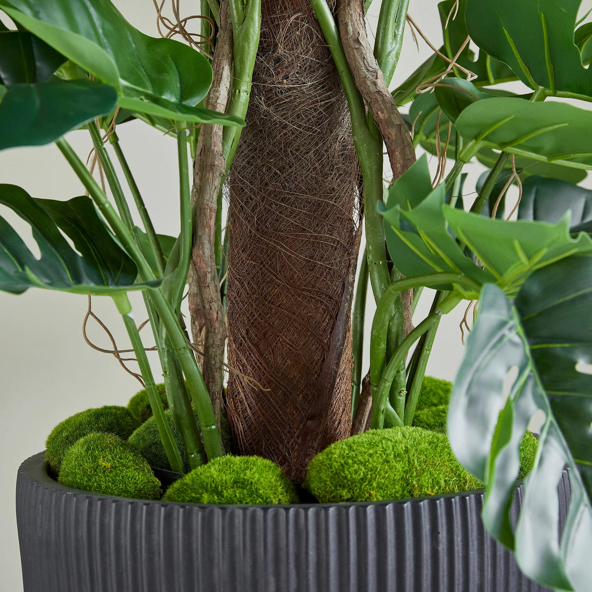 KUNSTPFLANZE Künstlicher Split-Philodendron – Zephira 210 cm - Grün, Kunststoff (210cm) - aplanta