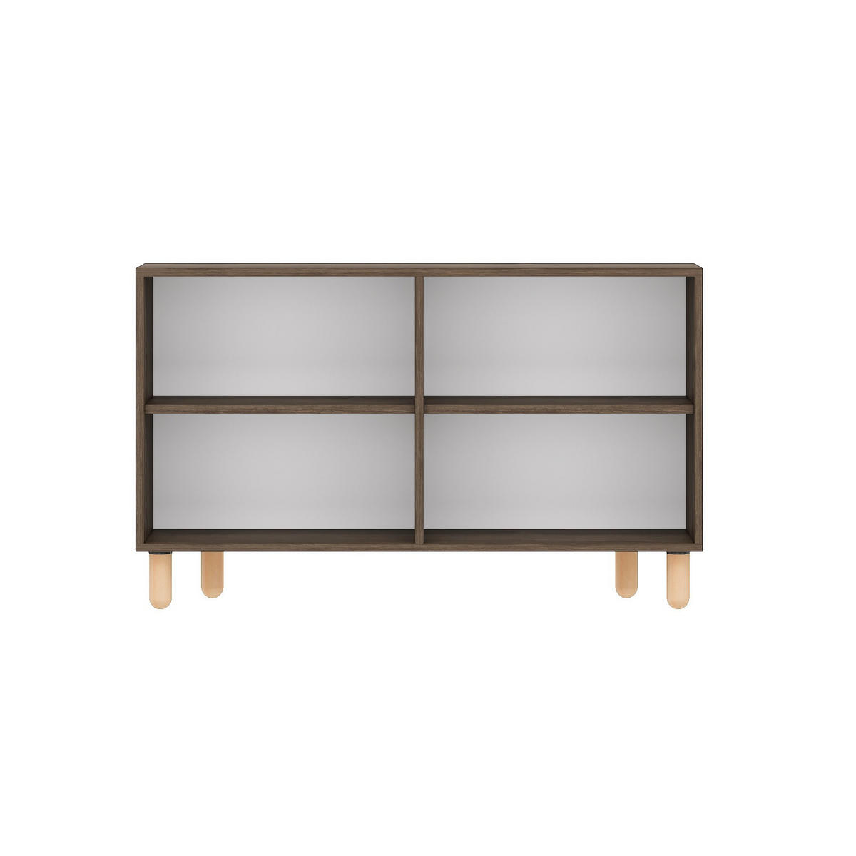 BUFFETSCHRANK roger Braun - Braun, Holz (30/74/120cm) - Habitat Garten