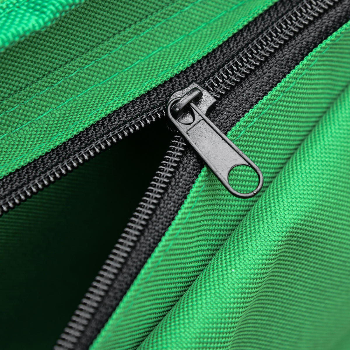 CAMPINGBETT Klappbar Oxford Grün Schwarz 200 x 73 x 49 cm - Grün, Metall (65/40/195cm) - ComfortXL