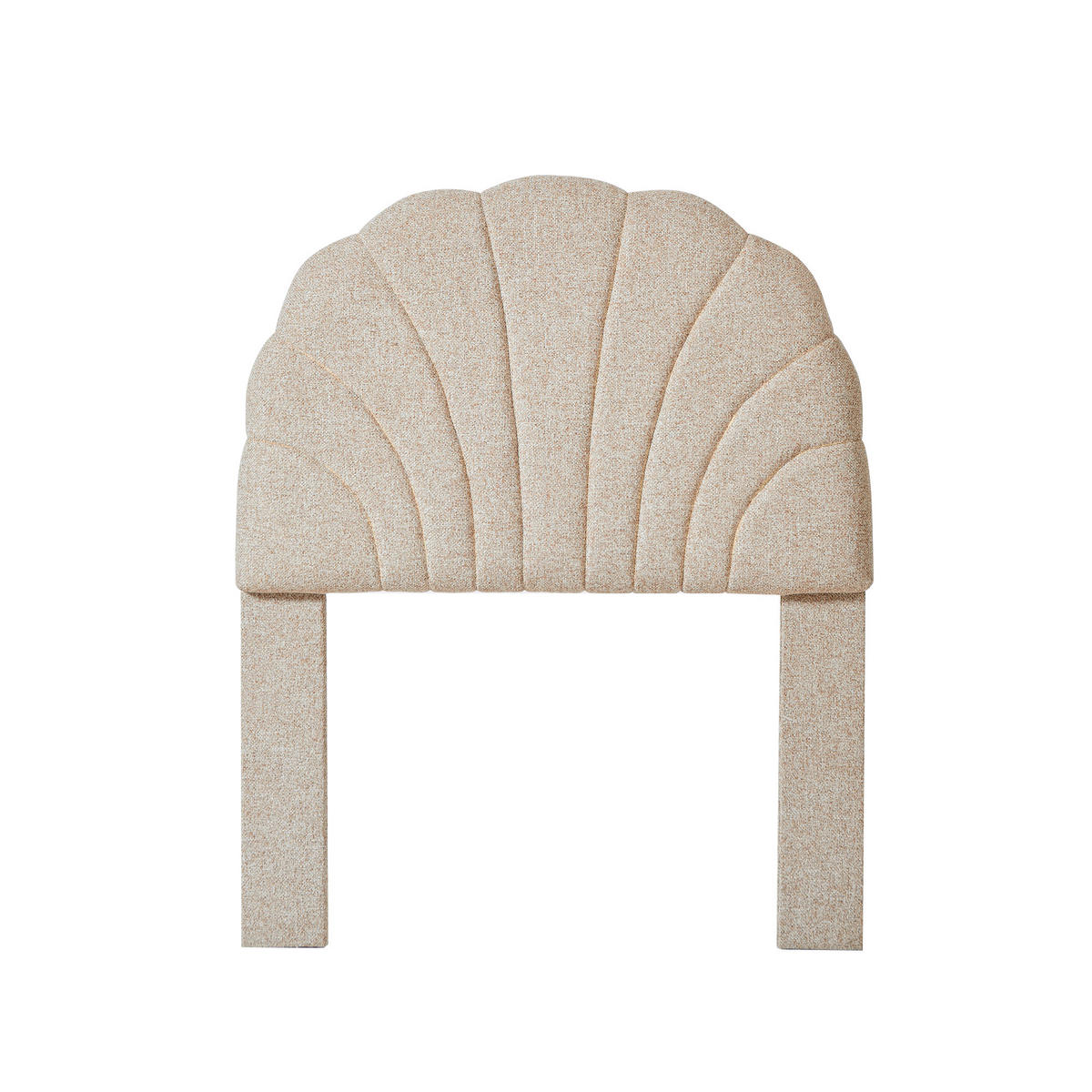 BETTKOPFTEIL Beige 90 cm - Beige, Holz (90/120/7.5cm) - Nordlys