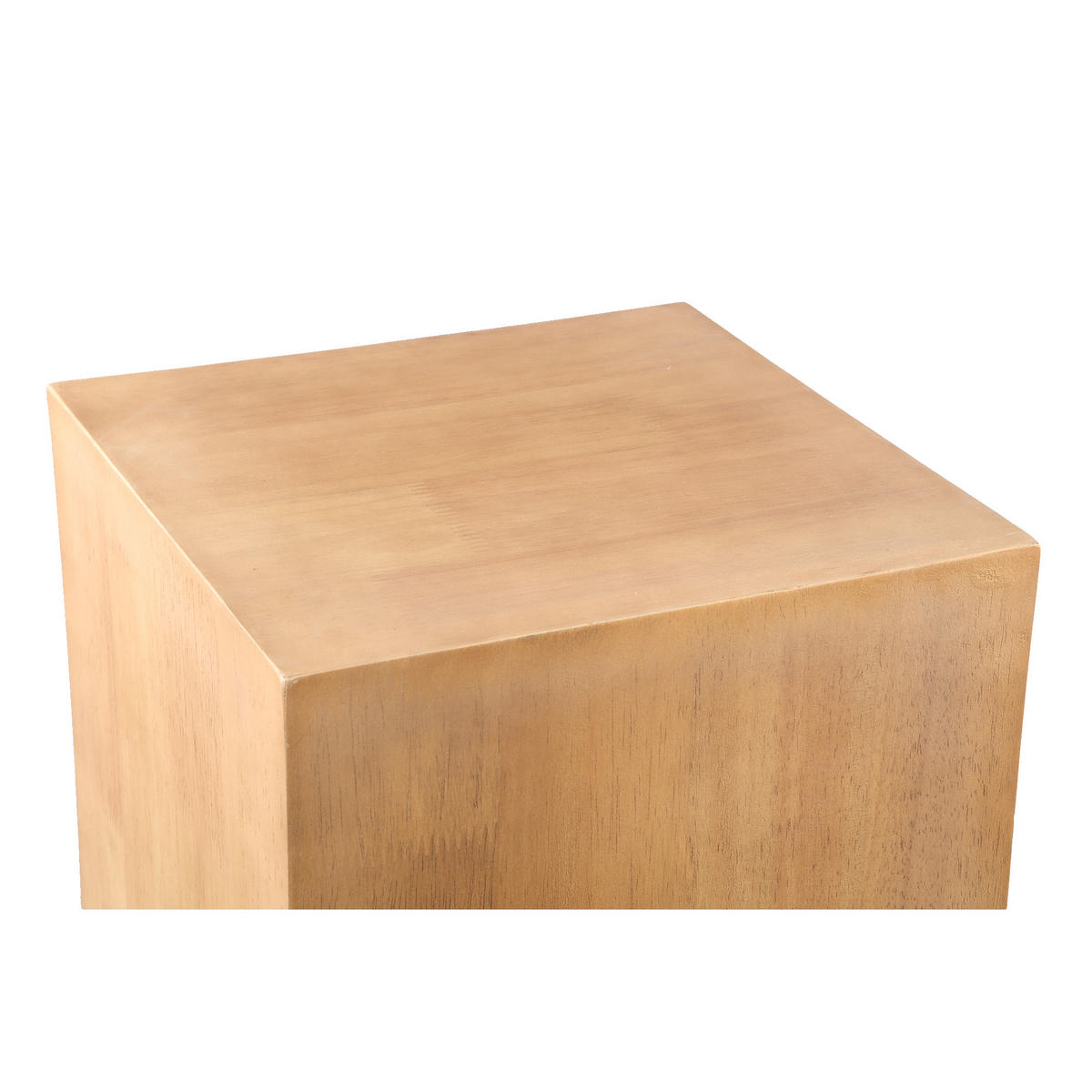 BLUMENSÄULE Gustavo Beige 30/30/40cm 2er-Set - Beige, Holz (30/30/40cm) - PTMD Collection
