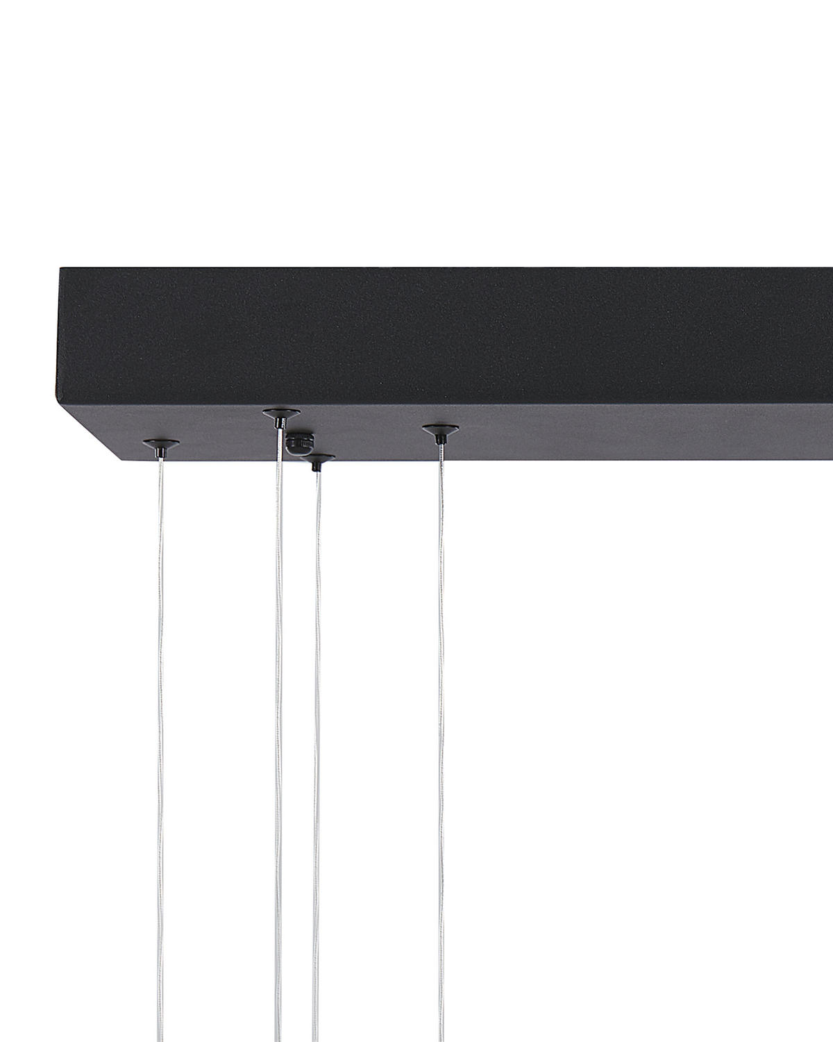 HÄNGELEUCHTE Calao 17/160/160 cm - Schwarz, Metall (17/160/160cm) - Beliani