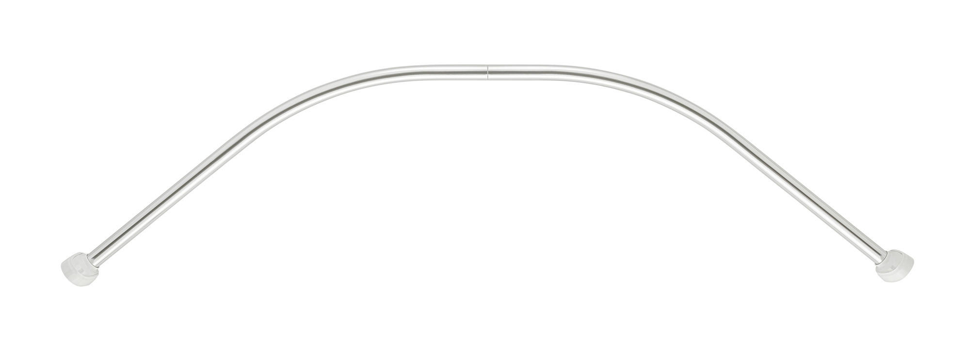 DUSCHSTANGE 80 x 80/ 90/90 cm - Silberfarben, Metall (90cm) - Wenko