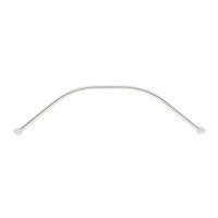 DUSCHSTANGE 80 x 80/ 90/90 cm - Silberfarben, Metall (90cm) - Wenko