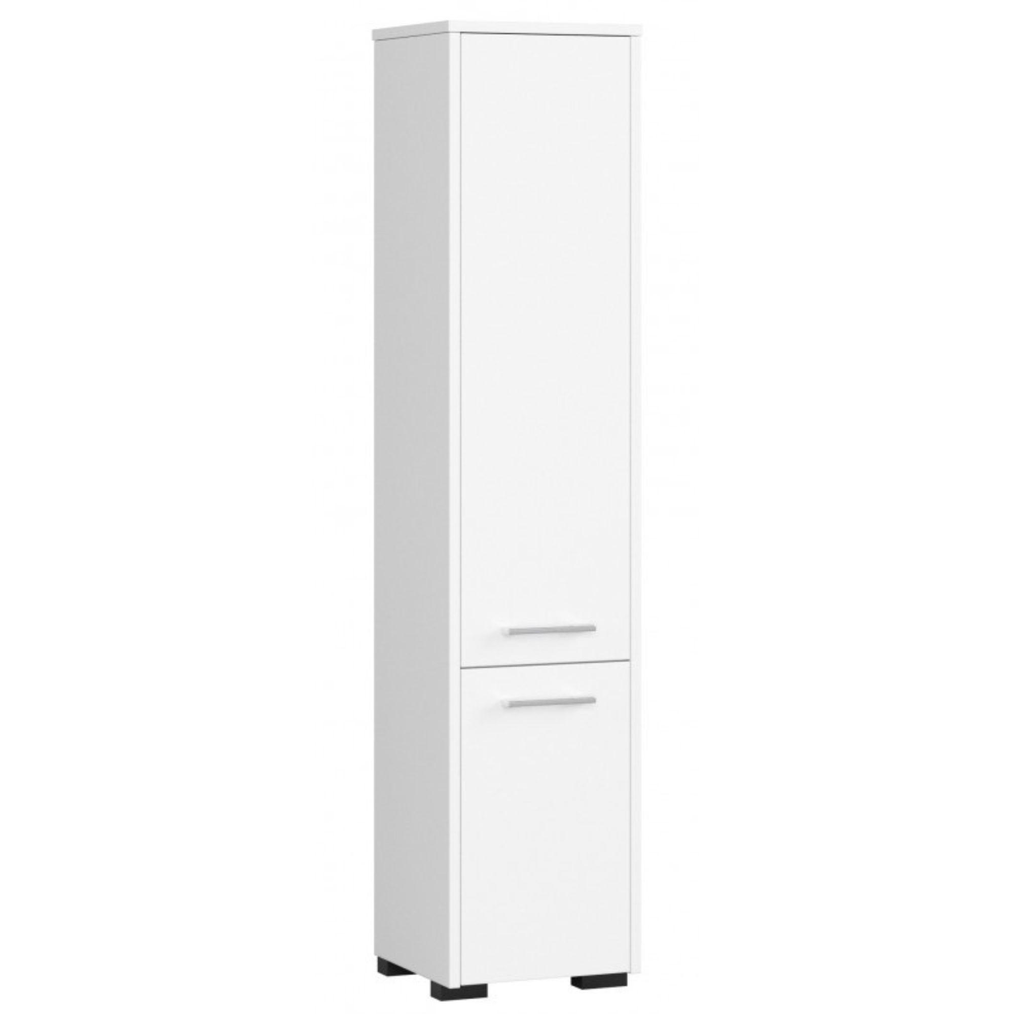 Akord Hochschrank Weiß 30x140x30 cm