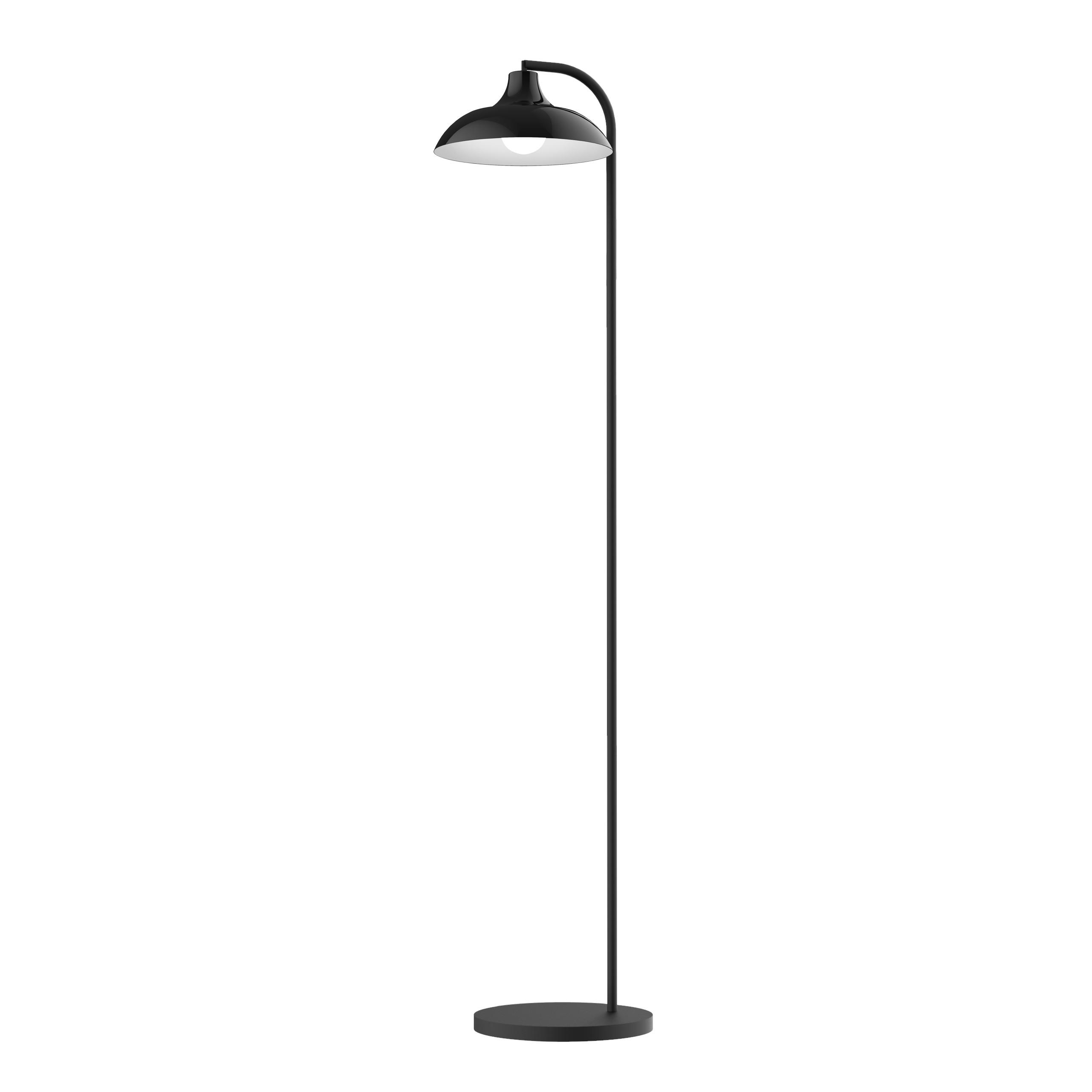 Lumicom Stehleuchte Schwarz 30x165x40 cm