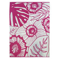 STRANDTUCH Velours-Jacquard Roza 140x180 400 g/m2 Rosa - Pink, Textil (140/180cm) - LE COMPTOIR DE LA PLAGE