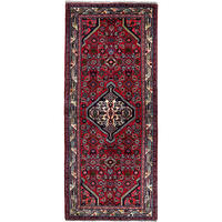 TEPPICH Assadabad Rot 196/81 cm Schurwolle - Rot, Textil (81/196cm) - Looma
