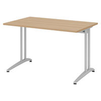 SCHREIBTISCH Serie-B 80/120/72 cm in Eichefarben - Eichefarben, Holzwerkstoff (80/120/72cm) - bümö