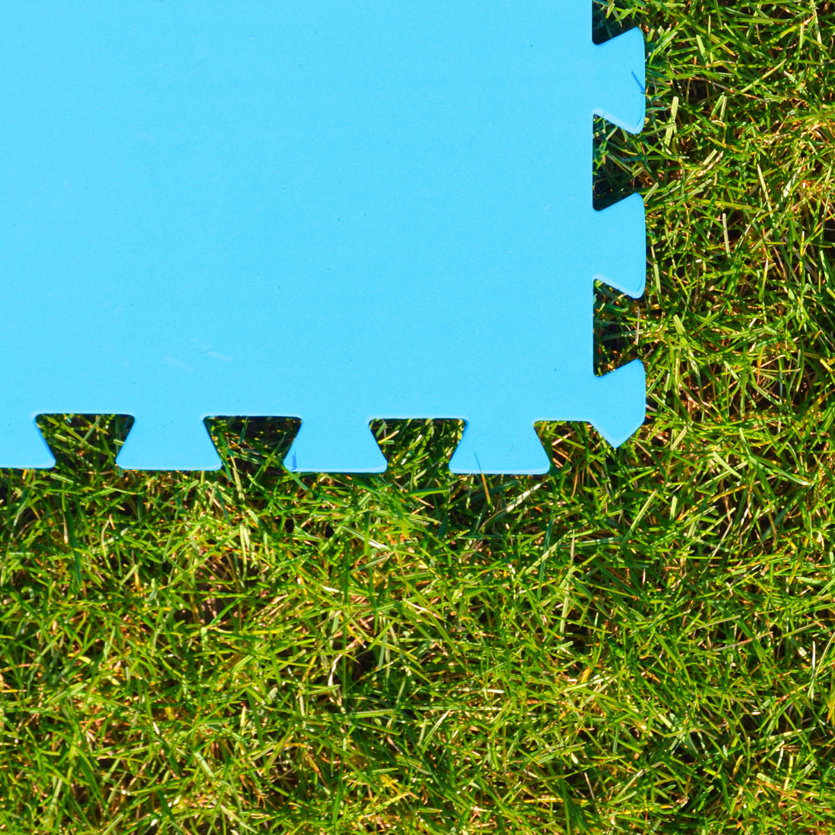 POOLMATTEN 10,3m² 44 EVA Matten 50 cm Blau - Blau, Kunststoff (50/50cm) - eyepower