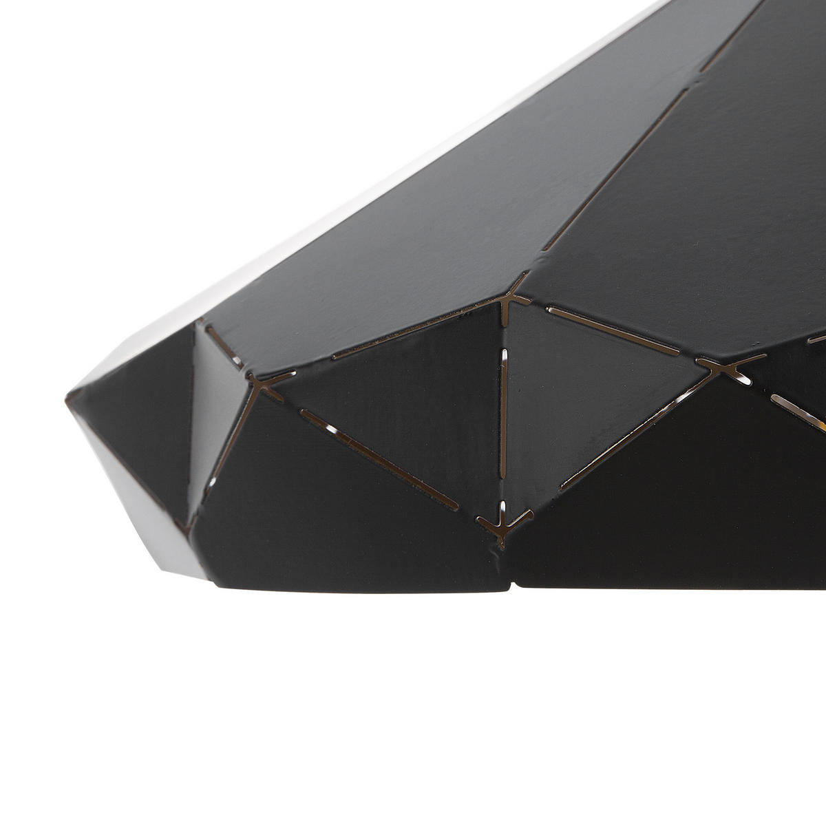 HÄNGELEUCHTE Nevola 27/27/112 cm - Schwarz, Metall (27/27/112cm) - Beliani