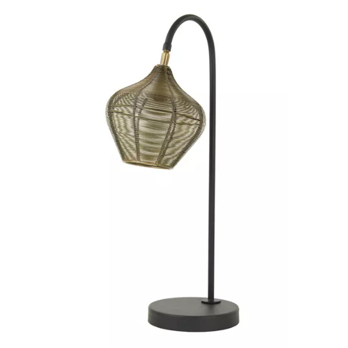 TISCHLAMPE Alvaro Bronze Ø27/61 cm - Bronzefarben, Metall (27/20/61cm) - Light & Living