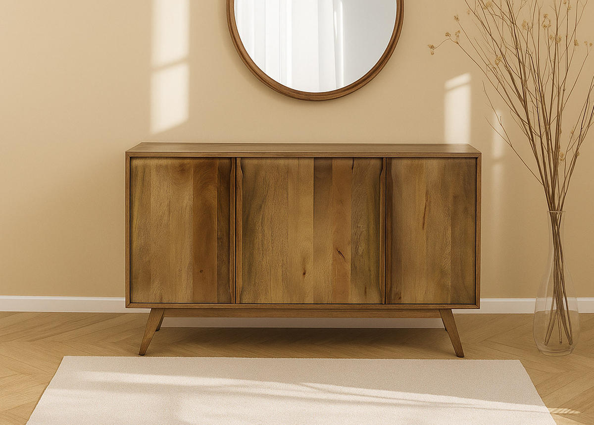 SIDEBOARD Braun - Braun, Holz (146/72/43cm) - MCW