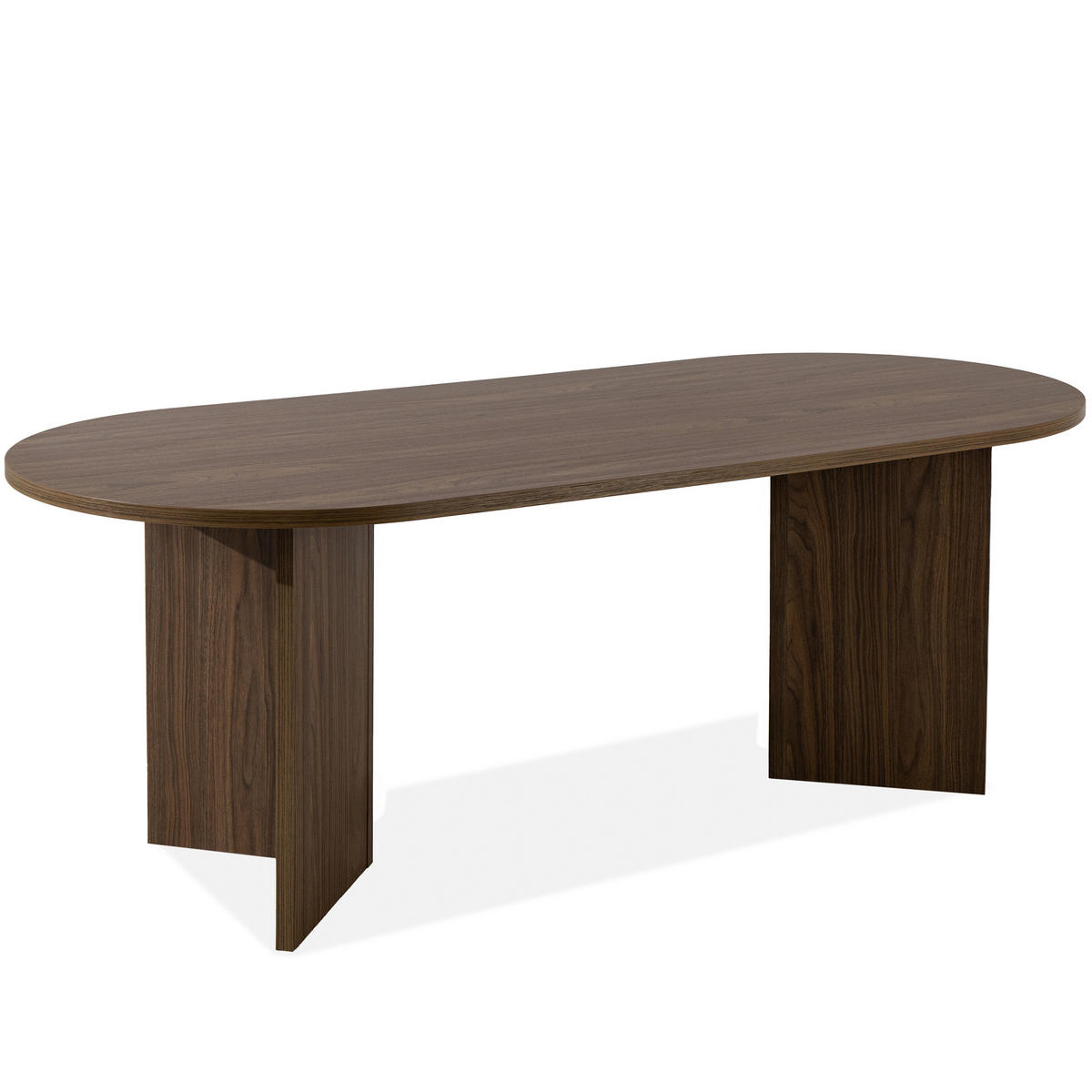 ESSTISCH FABER - Walnussfarben, Holzwerkstoff (90/204/75cm) - KONSIMO®