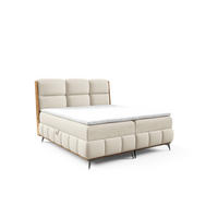 BOXBETT Charlie Premium - Creme, Holzwerkstoff/Textil (160/200cm) - Fun Möbel