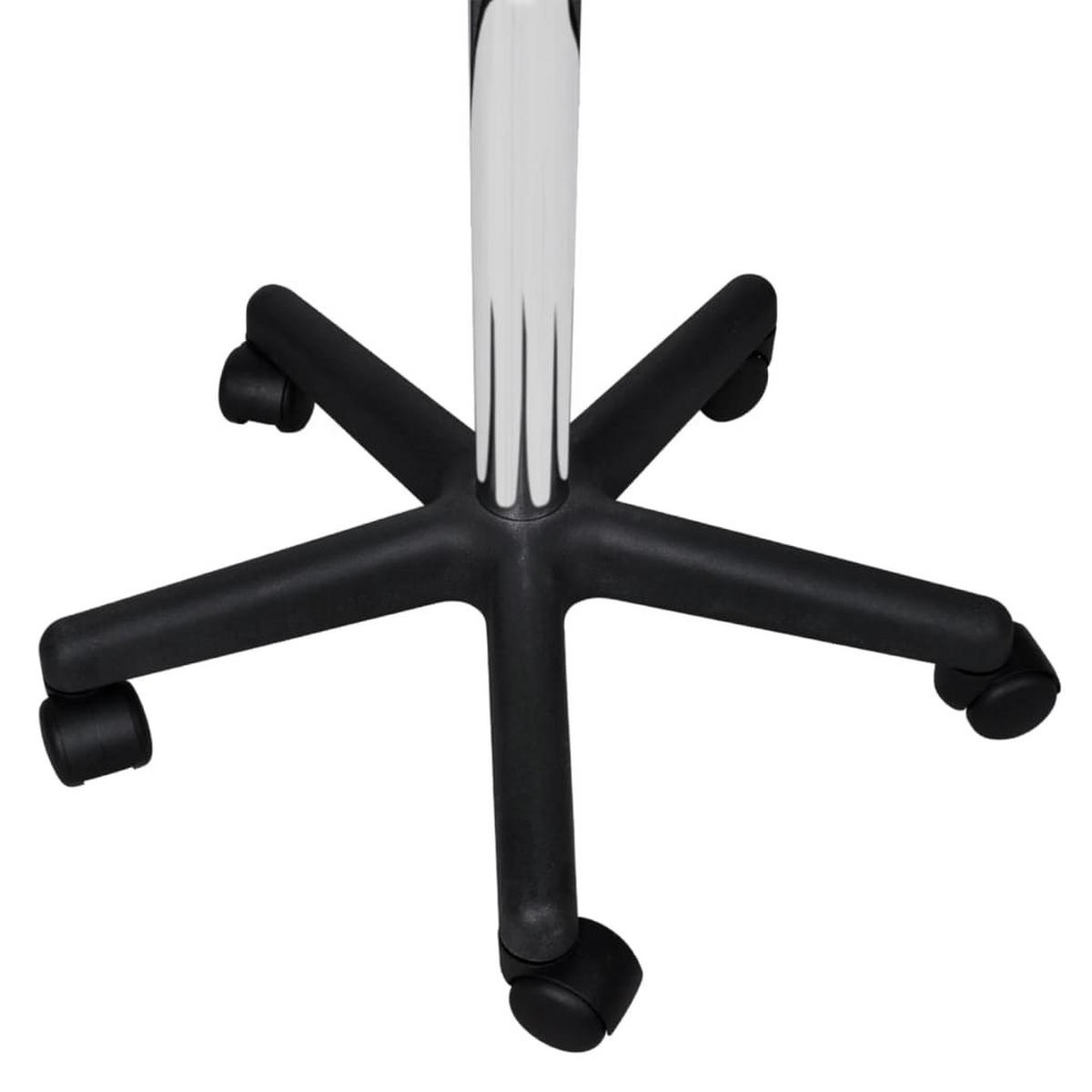 BÜROHOCKER Schwarz - Schwarz, Textil (52/84/52cm) - vidaXL