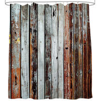 DUSCHVORHANG Antik 180 x 200 cm - Braun, Textil (180/200cm) - Sanilo