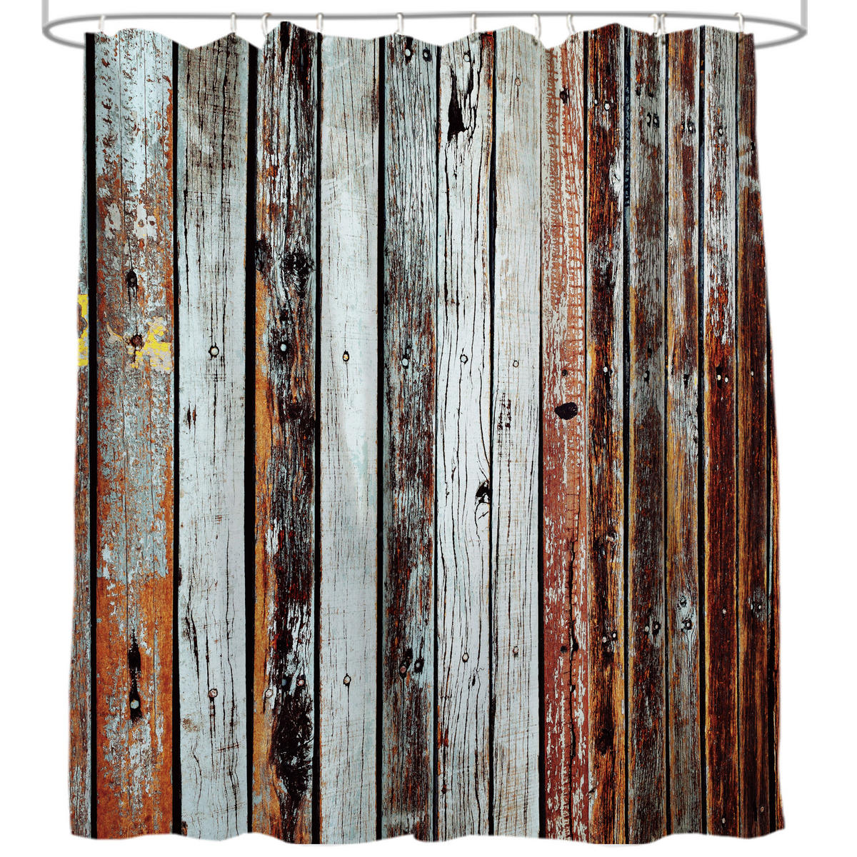 DUSCHVORHANG Antik 180 x 200 cm - Braun, Textil (180/200cm) - Sanilo